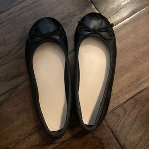 Girls black flats size 11